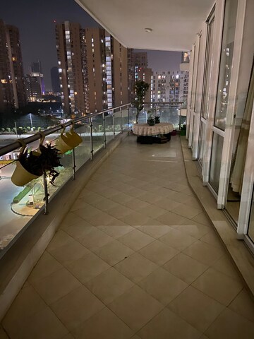 Balcony in 3 BHK Apartment at DLF The Crest, Sector 54 – for Rent