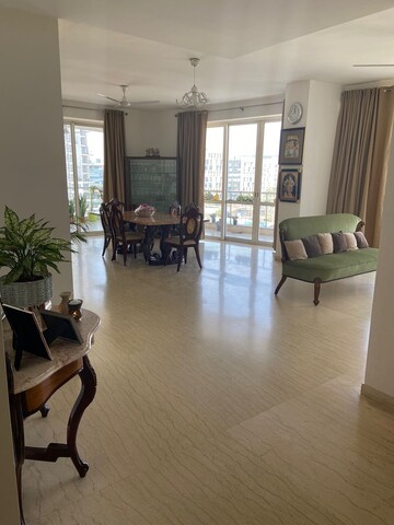 Living Room in 3 BHK Apartment at DLF The Crest, Sector 54 – for Rent