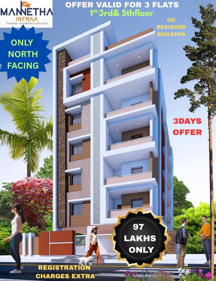Exterior View, happy-homes-kondapur 3 Bedroom 1450 Sq.Ft. Apartment In Kondapur Hyderabad 8941094