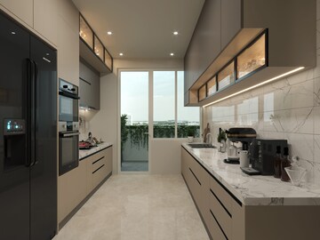 Kitchen in 4 BHK Apartment at Kondapur – for Sale