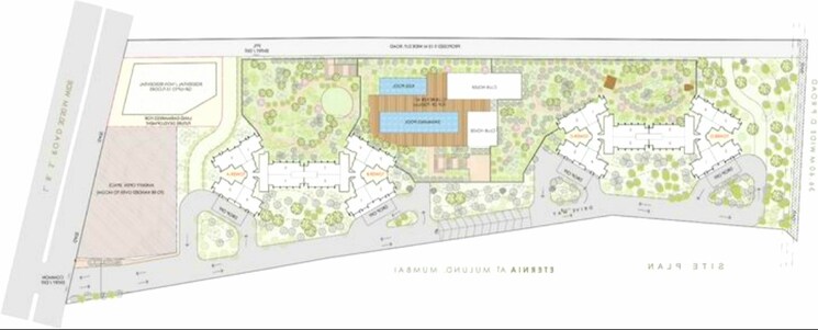 Master Plan, oberoi-eternia 3 Bedroom 912 Sq.Ft. Apartment In Mulund West Mumbai 8941205