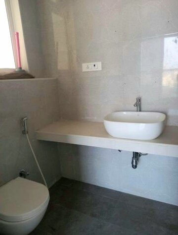 Bathroom in 3 BHK Apartment at Oberoi Eternia, Mulund West – for Rent