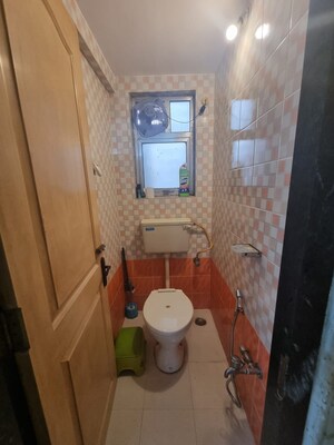 Bathroom in 2 BHK Apartment at Anjaneya CHS, Powai – for Rent