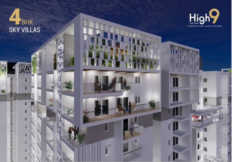 Exterior View, anvita-high-9 3 Bedroom 2615 Sq.Ft. Apartment In Kollur Hyderabad 8941264