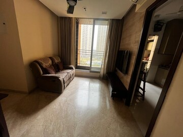 Living Room in 2 BHK Apartment at One Hiranandani Park, Brahmand – for Rent