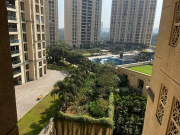 Balcony in 2 BHK Apartment at One Hiranandani Park, Brahmand – for Rent