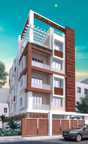 3 BHK Apartment – Exterior View View at Kundan Plaza, Chinar Park - for Sale