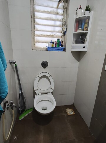 Bathroom in 2 BHK Apartment at Satnam Apartment, Khar West – for Rent