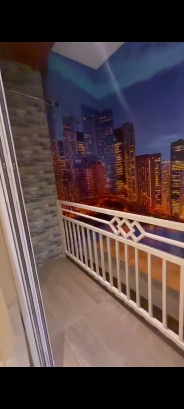 Balcony in 1 BHK Apartment at Aristone The Hyde Park, Mira Road – for Sale