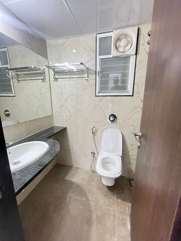 Bathroom in 3 BHK Apartment at Yashwin Orrizonte, Kharadi – for Rent