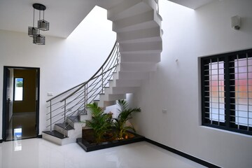 Staircase in 4 BHK Independent House at Vazhayila – for Sale