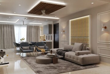 Living Room in 2 BHK Apartment at Godrej MSR City, Shettigere – for Sale