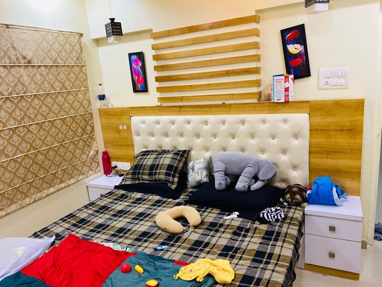 Bedroom, goel-ganga-platino 2 Bedroom 1000 Sq.Ft. Apartment In Kharadi Pune 8941714