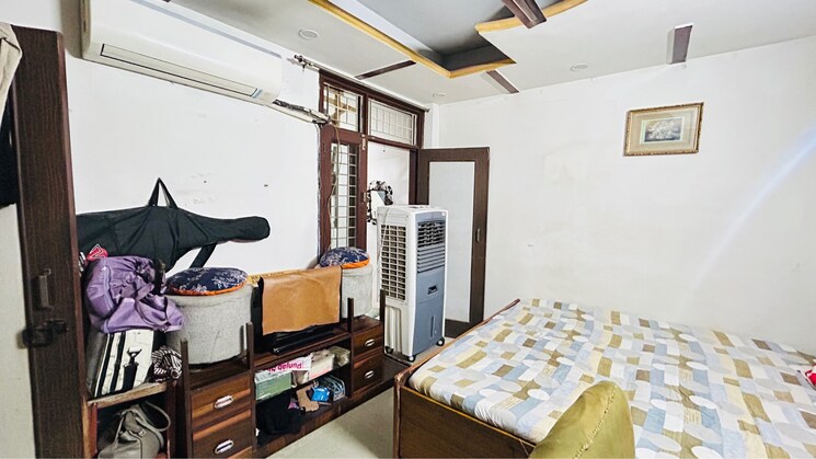 Bedroom, new ashok nagar 1 Bedroom 500 Sq.Ft. Builder Floor In New Ashok Nagar Delhi 8941638