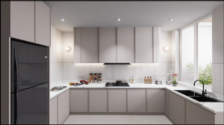 Kitchen, ramky-one-odyssey 3 Bedroom 1810 Sq.Ft. Apartment In Narsingi Hyderabad 8942094