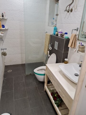 Bathroom in 4 BHK Builder Floor at Sushant Lok I – for Sale
