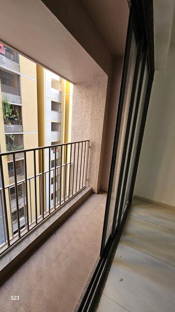 Balcony in 3 BHK Apartment at Kavisha Atria, Shela – for Rent