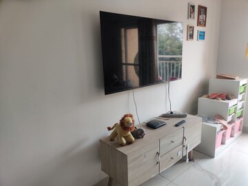 Living Room in 3 BHK Apartment at Shriram Chirping Woods, Harlur – for Rent