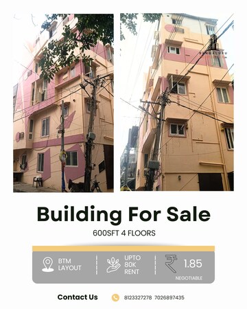 6+ BHK Builder Floor For Sale in Btm Layout