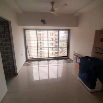 Living Room in 1 BHK Apartment at Silicon Park, Malad West – for Rent
