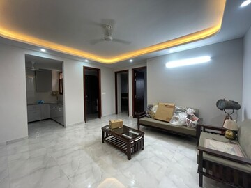 Living Room in 3 BHK Builder Floor at Saket – for Rent