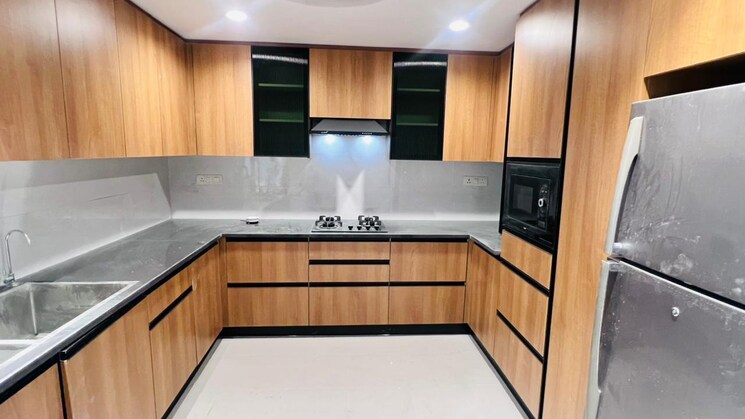 Kitchen, unitech-woodstock-floors 3 Bedroom 1650 Sq.Ft. Builder Floor In Sector 50 Gurgaon 8942603