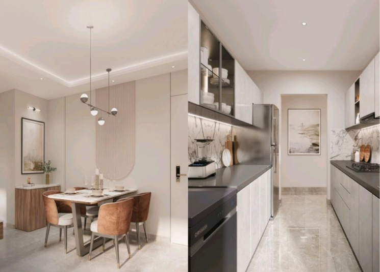 Kitchen, platinum-crest 2 Bedroom 560 Sq.Ft. Apartment In Dn Nagar Mumbai 8942642