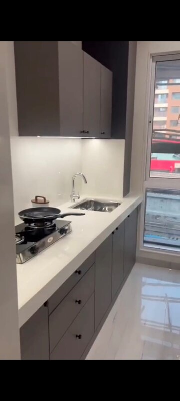 Kitchen in 1 BHK Apartment at Vihang Luxuria, Mira Road – for Sale