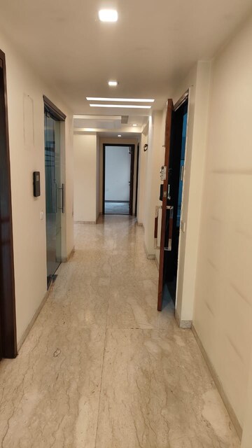 Building Lobby in 3 BHK Builder Floor at Sarvapriya Vihar – for Rent