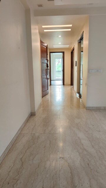 Building Lobby in 3 BHK Builder Floor at Sarvapriya Vihar – for Rent