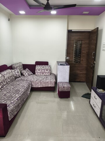 Living Room in 1.5 BHK Apartment at Dosti Vihar, Samata Nagar – for Rent