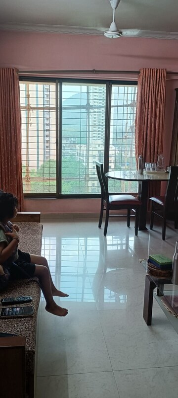 Living Room in 2 BHK Apartment at Om Sai Plaza, Ghodbunder Road – for Sale