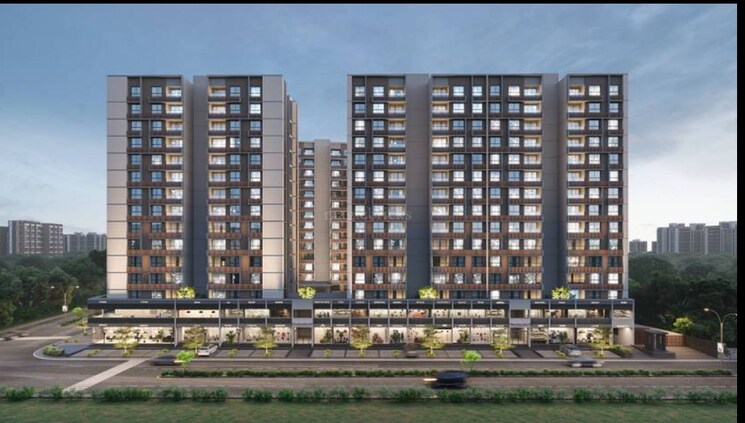 Exterior View, sacred-shivansh 2 Bedroom 1280 Sq.Ft. Apartment In Shela Ahmedabad 8942805