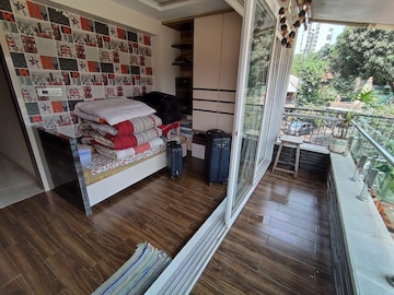 Balcony in 2.5 BHK Apartment at High Peak Chs, Bandra West – for Rent