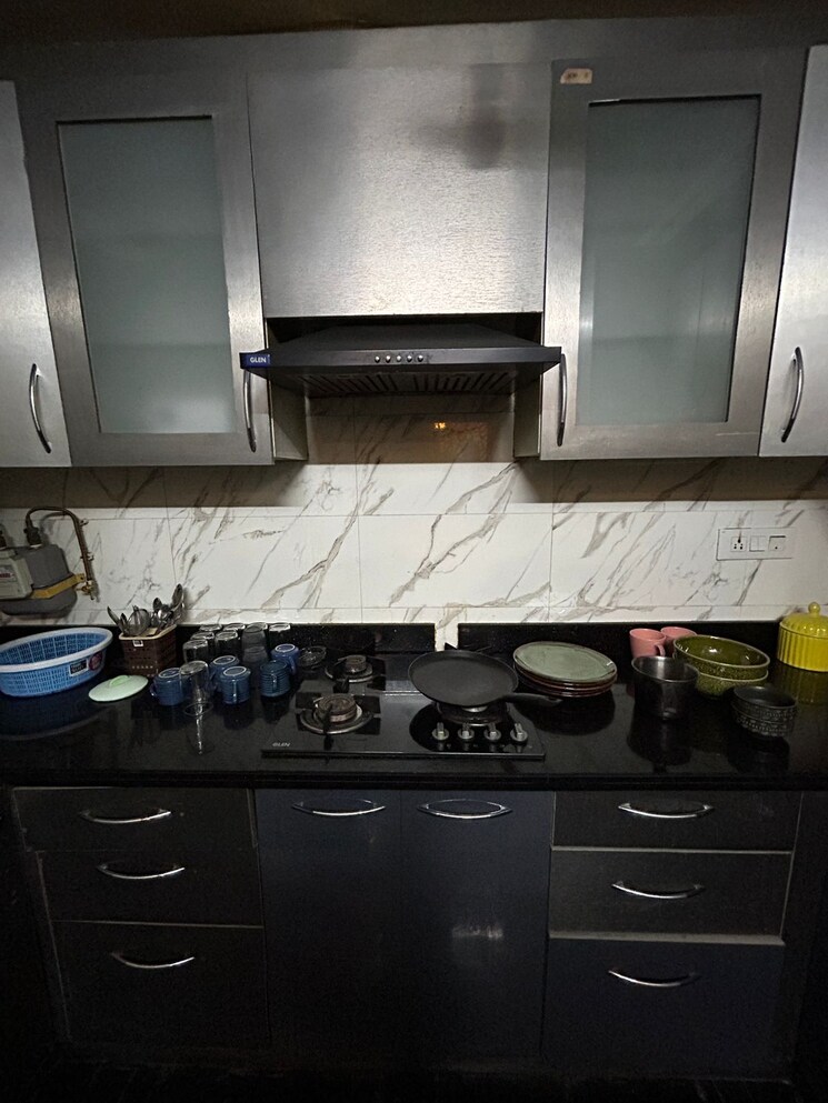 Kitchen, aba-ivy-county 3 Bedroom 1656 Sq.Ft. Apartment In Sector 75 Noida 8942905