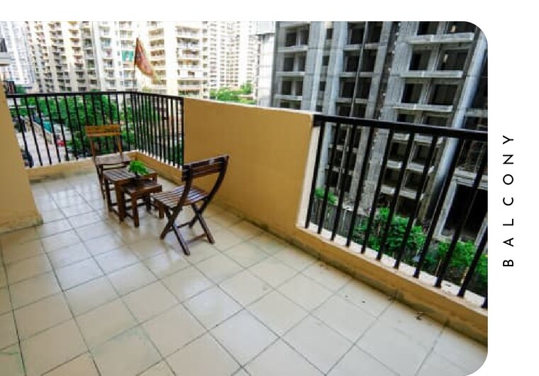 Balcony, gaur-city-2-14th-avenue 2 Bedroom 855 Sq.Ft. Apartment In Sector 16c Greater Noida Greater Noida 8942910