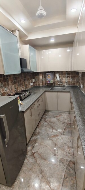 Kitchen in 3 BHK Apartment at Harit Vihar RWA, Burari – for Sale