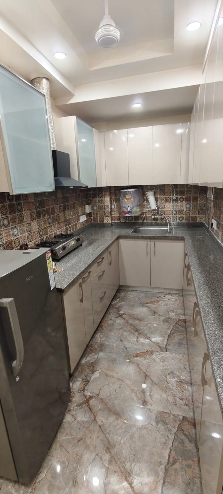 Kitchen, harit-vihar-rwa 3 Bedroom 908 Sq.Ft. Apartment In Burari Delhi 8942973