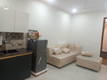 Living Room in 1 BHK Builder Floor at ODR Residency, Sector 14 – for Rent
