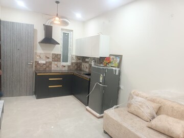 Living Room in 1 BHK Builder Floor at ODR Residency, Sector 14 – for Rent