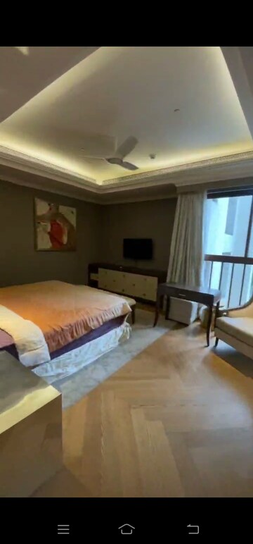 Living Room in 4 BHK Apartment at Prestige Hermitage, Halasuru – for Rent