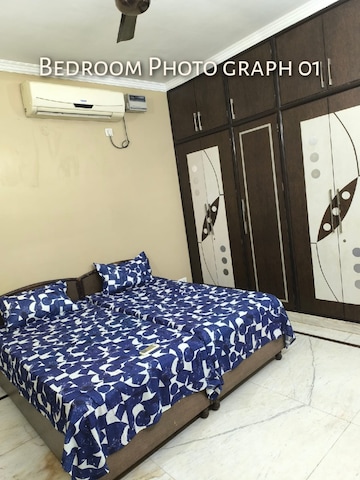 Bedroom in 2.5 BHK Builder Floor at AKD Tower, Sector 14 – for Rent