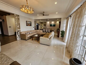 Living Room in 4 BHK Apartment at Kadavanthara – for Sale