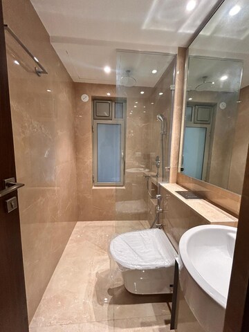 Bathroom in 3 BHK Apartment at Hiranandani Highland, Powai – for Rent