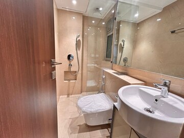Bathroom in 3 BHK Apartment at Hiranandani Highland, Powai – for Rent