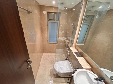 Bathroom in 3 BHK Apartment at Hiranandani Highland, Powai – for Rent