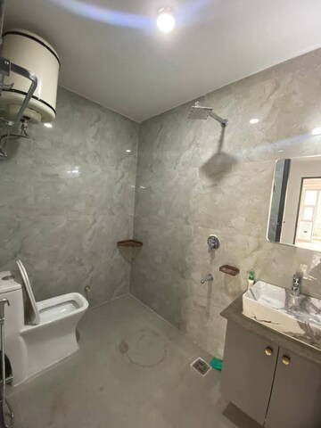 Bathroom in 2 BHK Builder Floor at Saket – for Rent