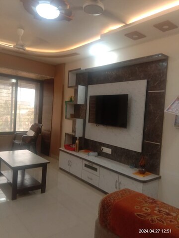 Living Room in 2 BHK Apartment at Ajmera Yogi Dham Phase III, Kalyan West – for Sale