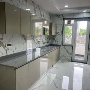 Kitchen in 4 BHK Builder Floor at Sector 21c – for Sale