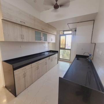 Kitchen in 2 BHK Apartment at Rustomjee Riviera, Orlem – for Sale